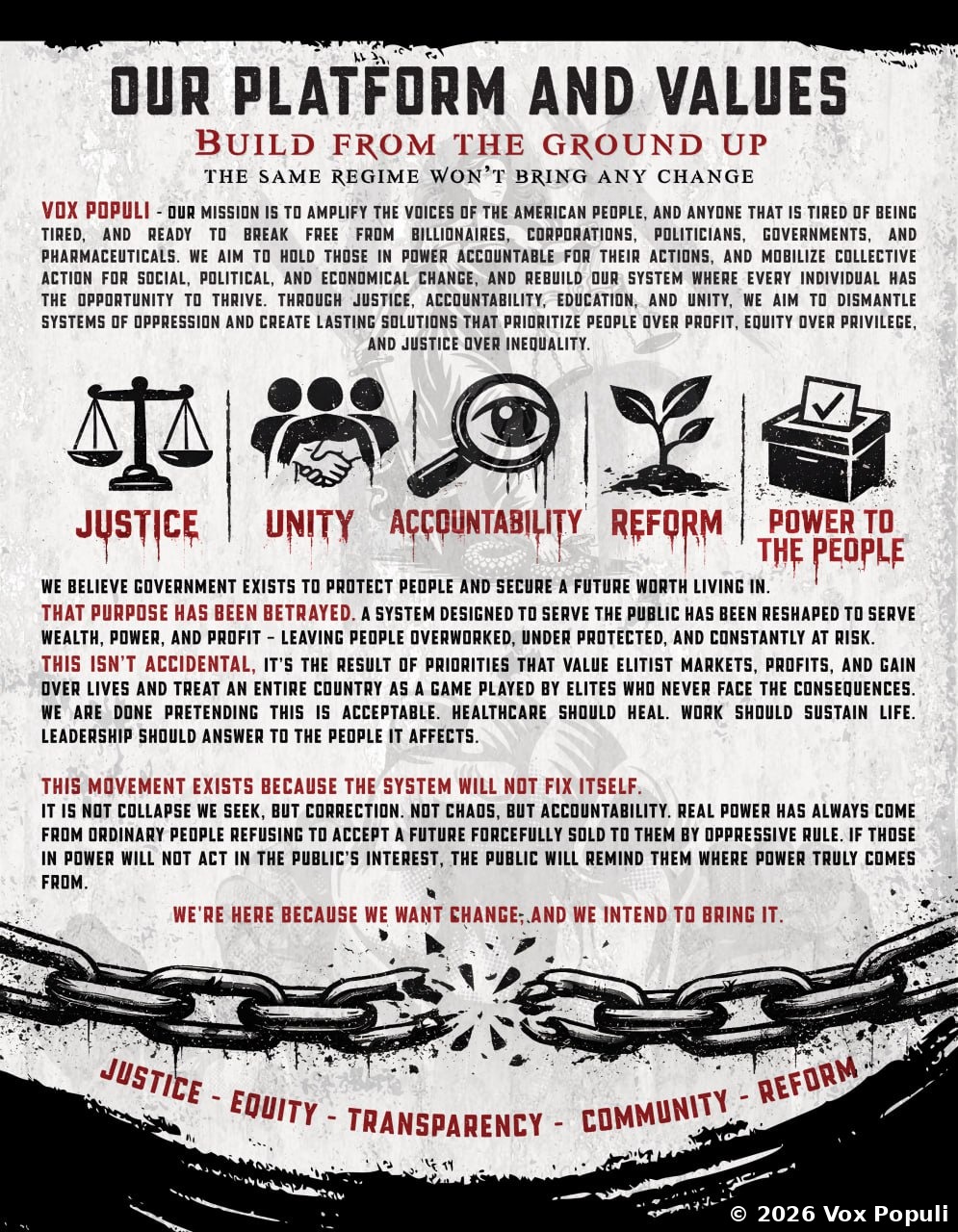 Vox Populi Mission Statement